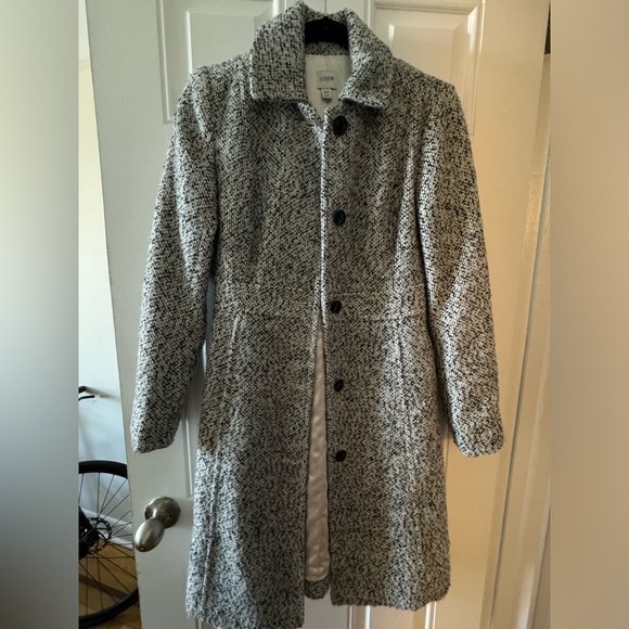 J Crew Tailored Houndstooth Coat - Picture 2 of 4